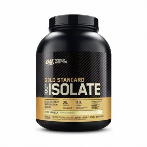 Optimum Nutrition GOLD STANDARD® 100% Isolate Rich Vanilla 2.91 lb (44 Servings) South Africa | UGOWCT-546