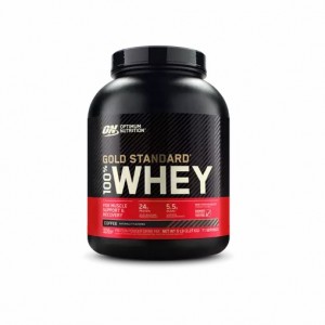 Optimum Nutrition GOLD STANDARD 100% WHEY™ Coffee 5 lb (71 Servings) South Africa | EVLCGI-731
