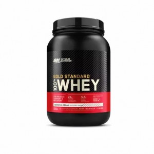 Optimum Nutrition GOLD STANDARD 100% WHEY™ Cookies & Cream 2 lb (27 Servings) South Africa | LOUBQM-128