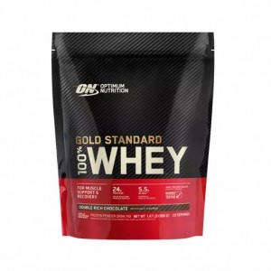 Optimum Nutrition GOLD STANDARD 100% WHEY™ Double Rich Chocolate 1.5 lb (22 Servings) South Africa | EHMJLS-617