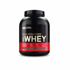 Optimum Nutrition GOLD STANDARD 100% WHEY™ Double Rich Chocolate 5 lb (74 Servings) South Africa | SGOHJK-750