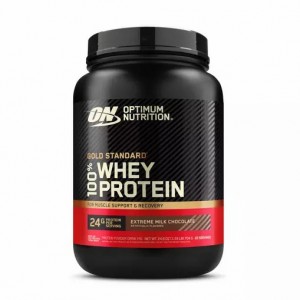 Optimum Nutrition GOLD STANDARD 100% WHEY™ Extreme Milk Chocolate 1.5 lb (22 Servings) South Africa | OJWZYT-531