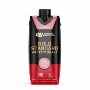 Optimum Nutrition GOLD STANDARD® Ready To Drink Protein Shake *new* Strawberry 12 Cartons (12 Servings) South Africa | VFRDBJ-695