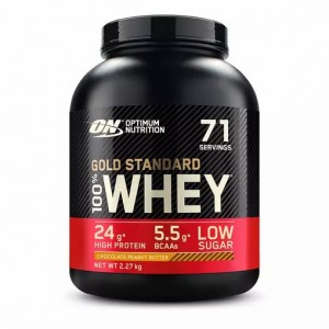 Optimum Nutrition Gold Standard 100% Whey Protein Powder Chocolate Peanut Butter 2.27 kg (71 Servings) South Africa | TLEDHN-756