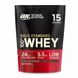 Optimum Nutrition Gold Standard 100% Whey Protein Powder Double Rich Chocolate 465 grams (15 Servings) South Africa | KFXWCG-089