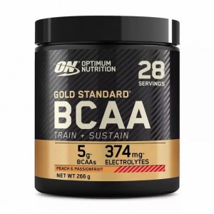 Optimum Nutrition Gold Standard BCAA Train + Sustain Peach & Passion Fruit 266 grams (28 Servings) South Africa | JXCWDK-423