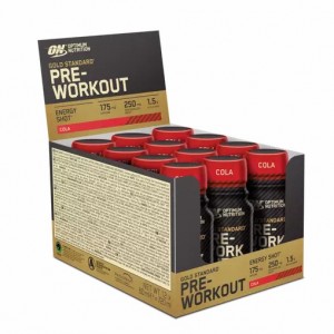 Optimum Nutrition Gold Standard Pre-Workout Shot Cola 720 ml (12 pieces) South Africa | DPLUHY-412