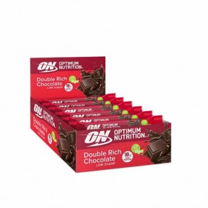 Optimum Nutrition Plant Protein Bar Double Rich Chocolate 720 grams (12 Bars) South Africa | QJSFNY-504