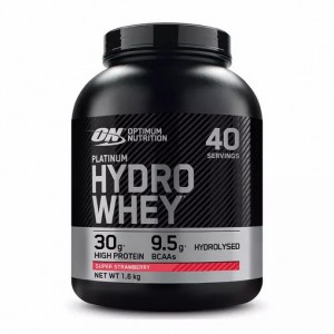 Optimum Nutrition Platinum Hydrowhey Super Strawberry 1.6 kg (40 Servings) South Africa | HZEBKF-630