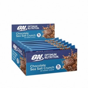 Optimum Nutrition Protein Bar Chocolate Sea Salt Crunch 720 grams (12 Bars) South Africa | DHKPZC-486
