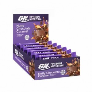 Optimum Nutrition Protein Bar Nutty Chocolate Caramel 700 grams (10 Bars) South Africa | CWPVGY-756