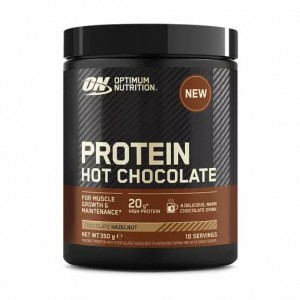 Optimum Nutrition Protein Hot Chocolate Chocolate Hazelnut 350 grams (10 Servings) South Africa | AXIDEQ-681