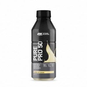 Optimum Nutrition Pure Pro 50 Vanilla 508ml (12 bottles) South Africa | ZDBTKY-861