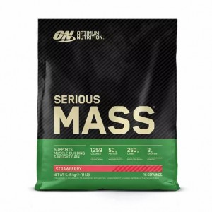 Optimum Nutrition Serious Mass Strawberry 5.45 kg (16 Servings) South Africa | FHXGVW-052