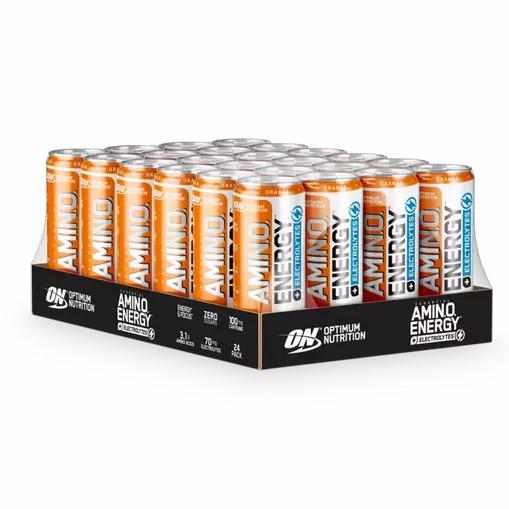 Optimum Nutrition Amino NRG + Electrolytes Orange 24 Piece (6000 ml) South Africa | MADING-590