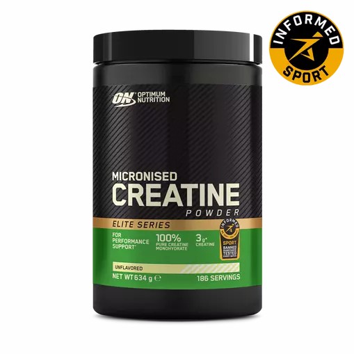 Optimum Nutrition Creatine Powder - Elite Series 186 Serving (634 grams) South Africa | BKZFQP-529