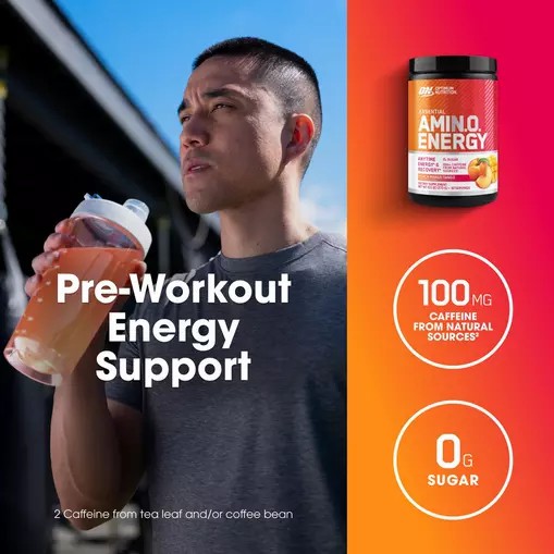 Optimum Nutrition ESSENTIAL AMIN.O. ENERGY® *new* Peach Mango Tango - Notify Me 0.6 lb - Notify me South Africa | ECZPFB-260