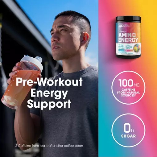 Optimum Nutrition ESSENTIAL AMIN.O. ENERGY® *new* Rainbow Sherbet - Notify Me 0.6 lb - Notify me South Africa | NALCJV-268