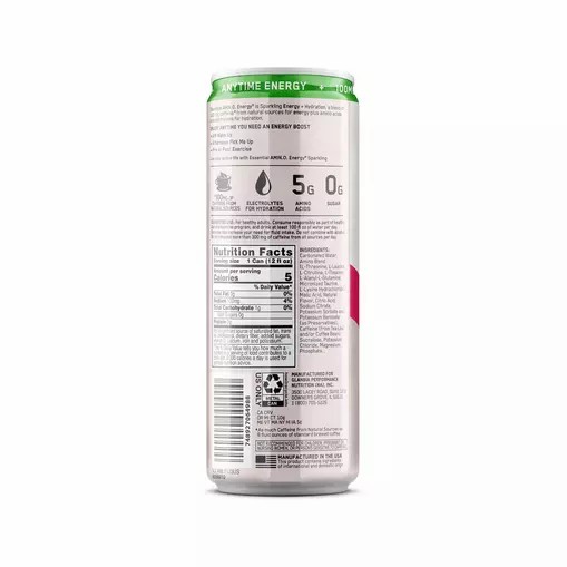 Optimum Nutrition ESSENTIAL AMIN.O. ENERGY+ Electrolytes Sparkling *new* Cocoberry Breeze 355ml * 12 Cans (12 Servings) South Africa | EXCZAU-157