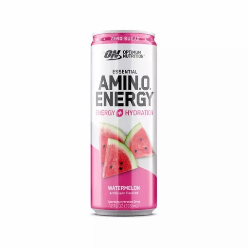Optimum Nutrition ESSENTIAL AMIN.O. ENERGY+ Electrolytes Sparkling Watermelon 355ml * 12 Cans (12 Servings) South Africa | MTAEQW-519