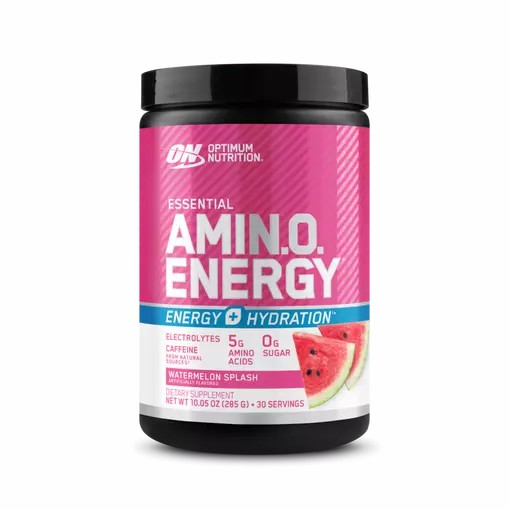 Optimum Nutrition Essential AMIN.O. ENERGY + Electrolytes Watermelon Splash 0.63 lb (30 Servings) South Africa | XHGZOF-302