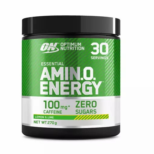 Optimum Nutrition Essential AMIN.O. Energy Lemon & Lime 270 grams (30 Servings) South Africa | JGKFQT-374