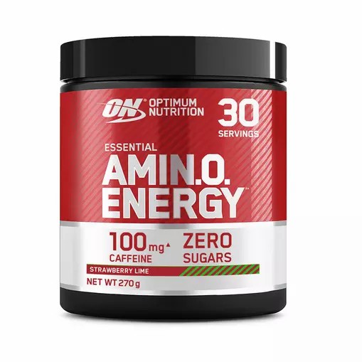 Optimum Nutrition Essential AMIN.O. Energy Strawberry Lime 270 grams (30 Servings) South Africa | OVGZRN-796