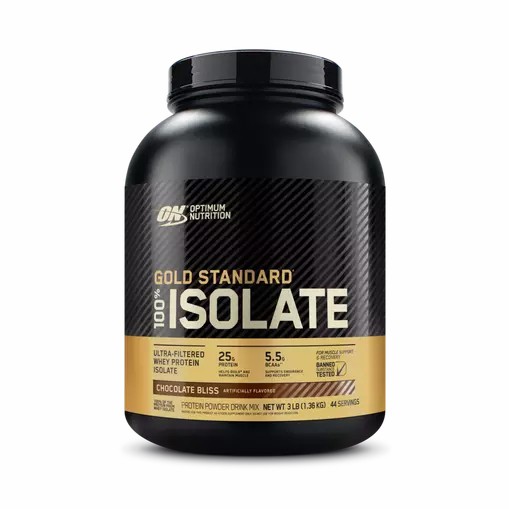Optimum Nutrition GOLD STANDARD® 100% Isolate Chocolate Bliss 3 lb (44 Servings) South Africa | ONESVH-318