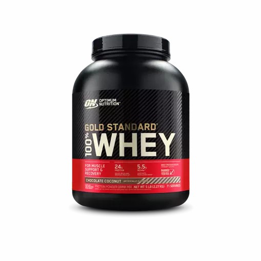 Optimum Nutrition GOLD STANDARD 100% WHEY™ Chocolate Coconut 5 lb (71 Servings) South Africa | ZXPHFU-956