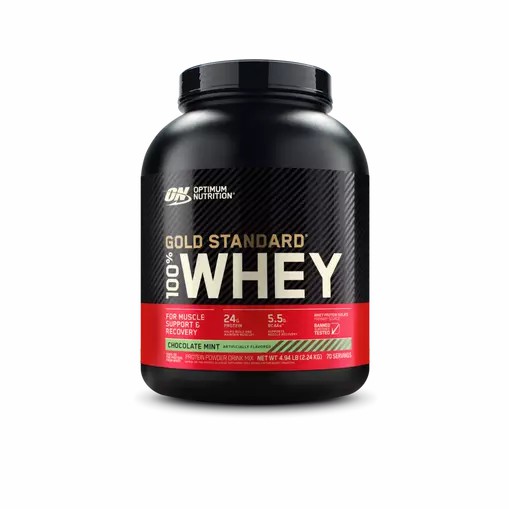 Optimum Nutrition GOLD STANDARD 100% WHEY™ Chocolate Mint 5 lb (70 Servings) South Africa | WGXVMP-584