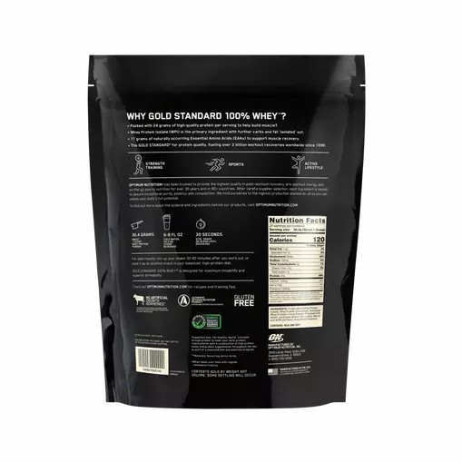 Optimum Nutrition GOLD STANDARD 100% WHEY™ Double Rich Chocolate 1.5 lb (22 Servings) South Africa | EHMJLS-617