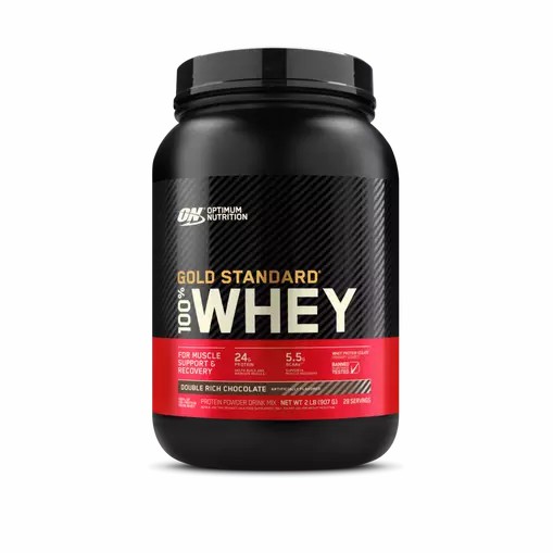 Optimum Nutrition GOLD STANDARD 100% WHEY™ Double Rich Chocolate 2 lb (29 Servings) South Africa | ZXVKAD-197