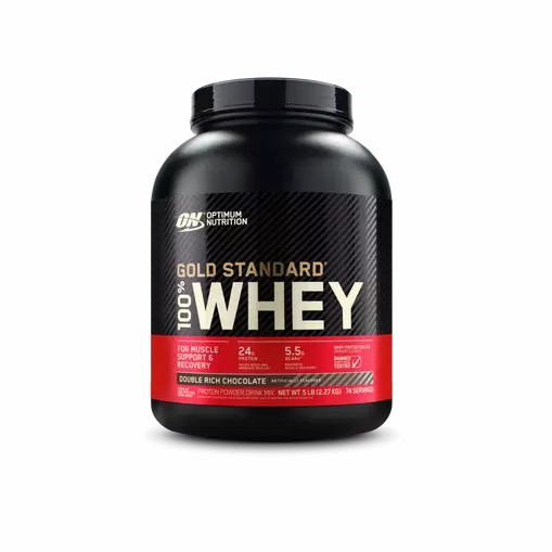 Optimum Nutrition GOLD STANDARD 100% WHEY™ Double Rich Chocolate 5 lb (74 Servings) South Africa | SGOHJK-750
