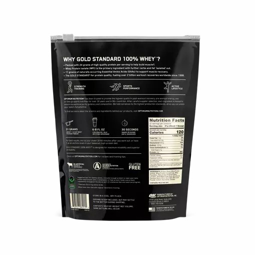 Optimum Nutrition GOLD STANDARD 100% WHEY™ Strawberries & Cream 1.5 lb (22 Servings) South Africa | GUDOBR-692