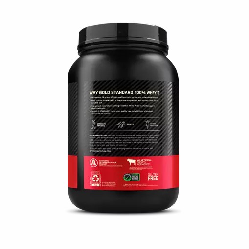 Optimum Nutrition GOLD STANDARD 100% WHEY™ Strawberry Banana 2 lb (30 Servings) South Africa | HQJGWI-130
