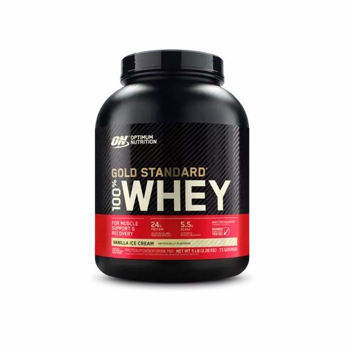 Optimum Nutrition GOLD STANDARD 100% WHEY™ Vanilla Ice Cream 5 lb (73 Servings) South Africa | VDKZPB-621