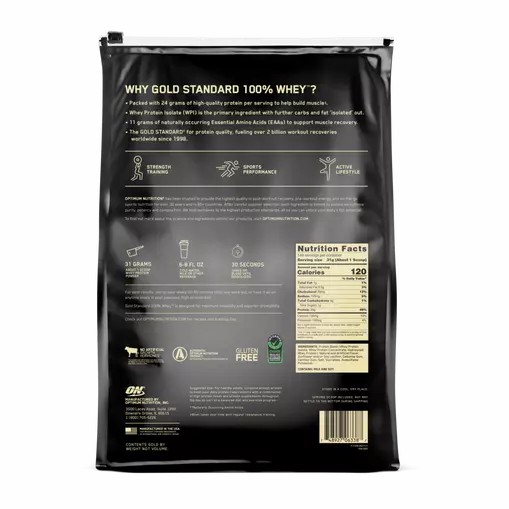 Optimum Nutrition GOLD STANDARD 100% WHEY™ Vanilla Ice Cream 10 lb - Notify me South Africa | KFHSUN-751
