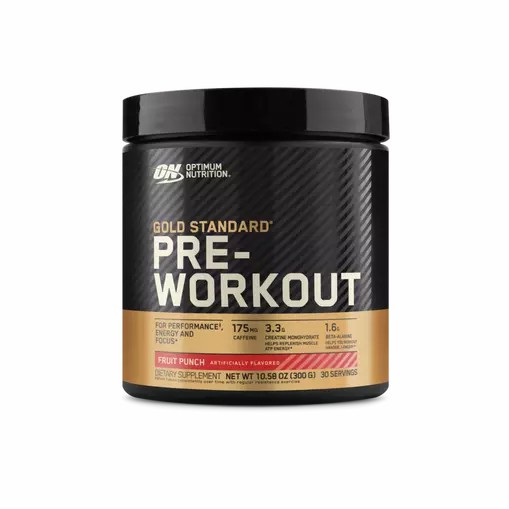 Optimum Nutrition GOLD STANDARD® Pre-Workout Fruit Punch 0.66 lb (30 Servings) South Africa | STAIVW-328