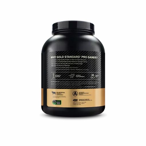 Optimum Nutrition GOLD STANDARD® Pro Gainer Vanilla Custard 5.09 lb (14 Servings) South Africa | ZREHCL-729