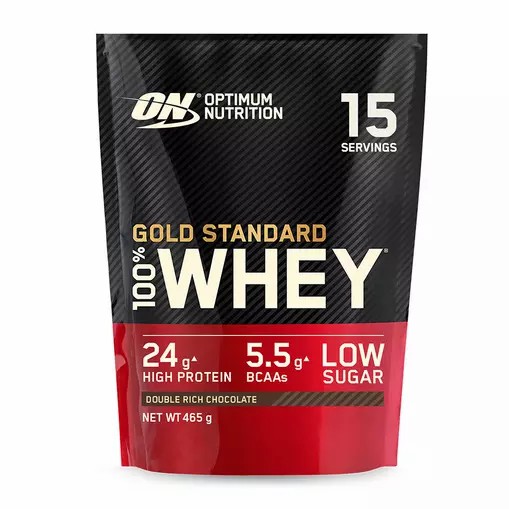 Optimum Nutrition Gold Standard 100% Whey Protein Powder Double Rich Chocolate 465 grams (15 Servings) South Africa | KFXWCG-089