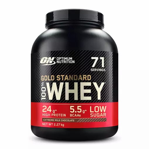 Optimum Nutrition Gold Standard 100% Whey Protein Powder Extreme Milk Chocolate 2.27 kg (71 Servings) South Africa | PCHVJN-691
