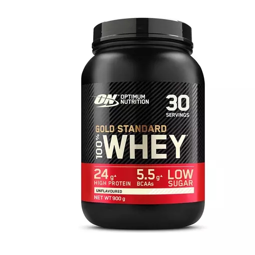 Optimum Nutrition Gold Standard 100% Whey Protein Powder Unflavoured 900 grams (30 Servings) South Africa | GIJEVH-649