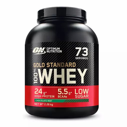 Optimum Nutrition Gold Standard 100% Whey Protein Powder Chocolate Mint 2.26 kg (73 Servings) South Africa | QKMLJD-058