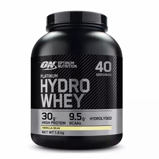 Optimum Nutrition Platinum Hydrowhey Vanilla Bean 1.6 kg (40 Servings) South Africa | HRJQUI-754