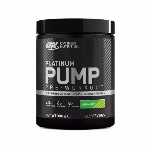 Optimum Nutrition Platinum Pump Pre-workout Lemon Lime 380 grams (20 Servings) South Africa | BNIESJ-130