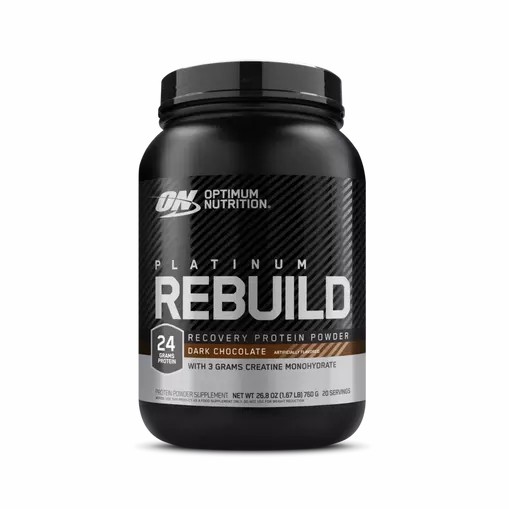 Optimum Nutrition Platinum Rebuild Dark Chocolate 1.67 lb (20 Servings) South Africa | UOYIWZ-516