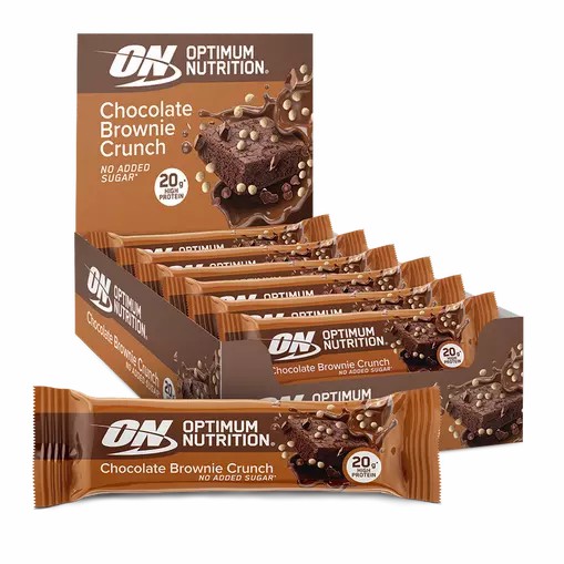 Optimum Nutrition Protein Bar Chocolate Brownie Crunch 650 grams (10 Bars) South Africa | GKRSUF-658