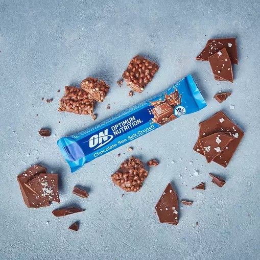 Optimum Nutrition Protein Bar Chocolate Sea Salt Crunch 55 grams (1 bars) South Africa | CONDQJ-732
