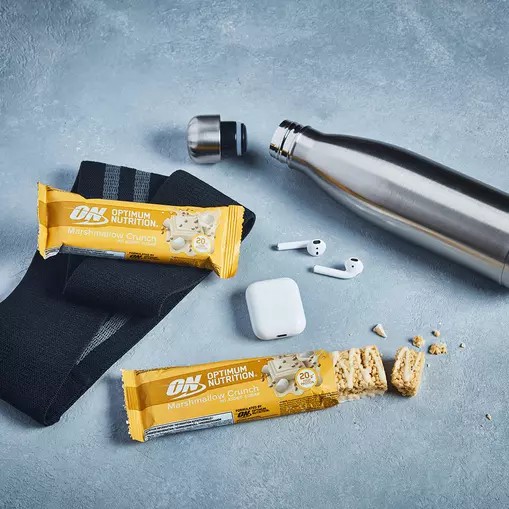 Optimum Nutrition Protein Bar Marshmallow Crunch 650 grams (10 Bars) South Africa | NBZPFU-512