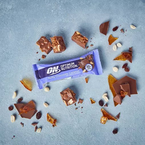 Optimum Nutrition Protein Bar Nutty Chocolate Caramel 70 grams (1 Bars) South Africa | SJHPGX-730